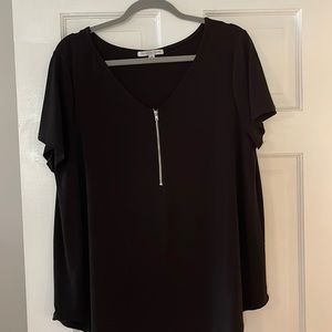 Green Envelope 1X Top Blouse